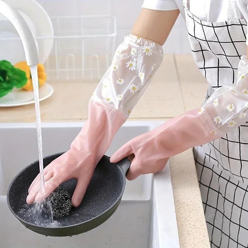 Rubber Glove Cleaning - Guanti in gomma a manica lunga