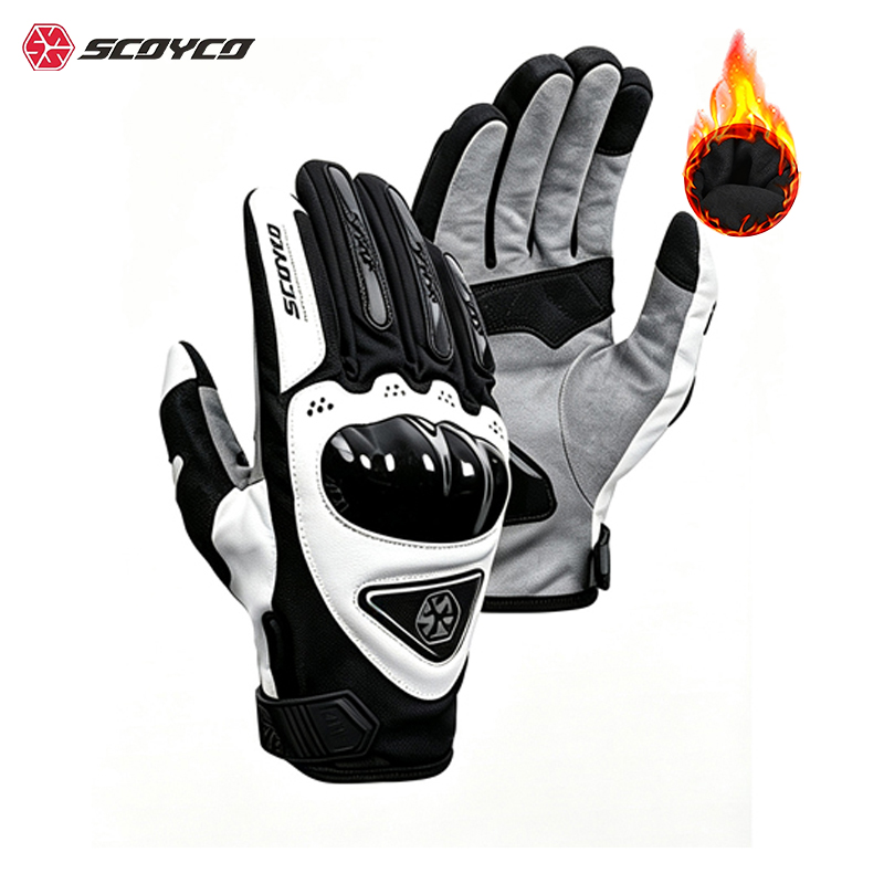 Work Glove Impact - Guanti Invernali da Moto Scoyco, Protezione