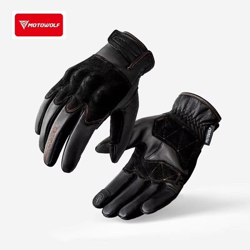 Guanti da Moto in Pelle Stile  - Motorcycle Glove Knuckle recensione e prezzo