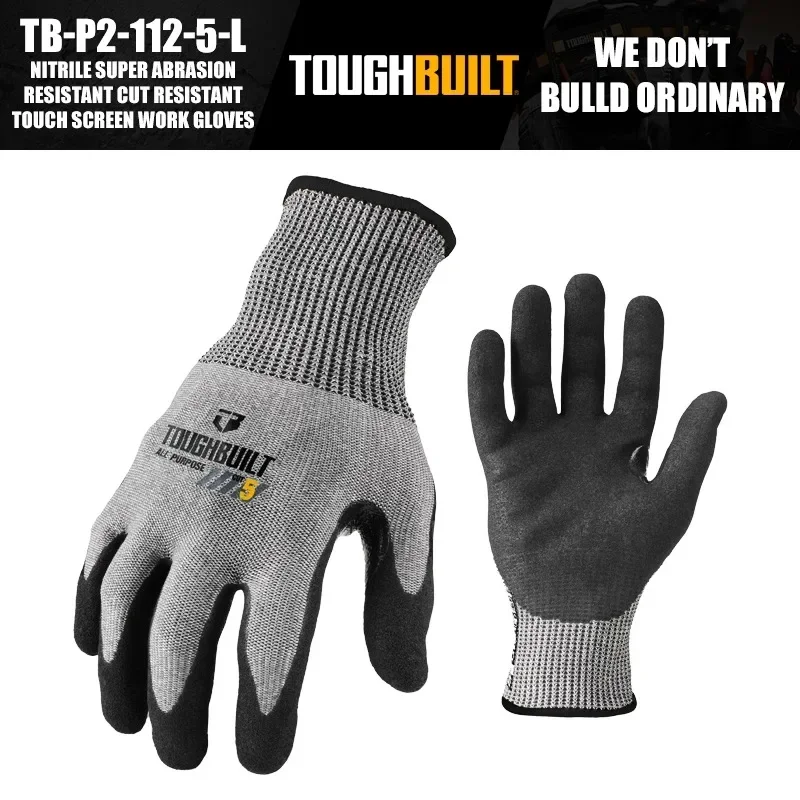ToughBuilt TB-P2-112-5-L Nitri - Nitrile Mechanic Glove recensione e prezzo